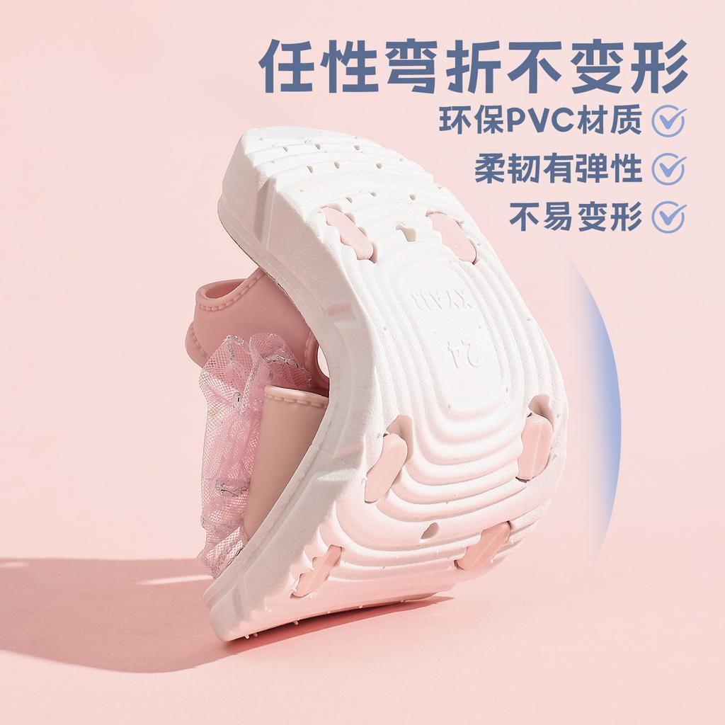 Children's Sandals Summer Girls Soft-soled Princess Baby Non-slip Beach Student Plastic Shoes