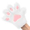 Plush Cat Paw Beast Costume Gloves with Nails Comic Exhibition Cat Paw Prop Decoration Beast Costume Beast Paw Hand Cute Props