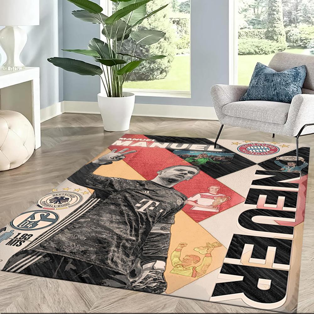 Bayern Munich Floor Rug Office Rug Design for Bedrooms Foyer Outdoor Entryway Anti-slip Rug Anime Office Decor Perfect Birthday/Christmas Gift Idea