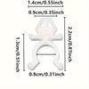 Car Hood Support Rod Retainer Clips - Durable Plastic Bonnet Stay Clip Fasteners for Vehicle Maintenance and Repair