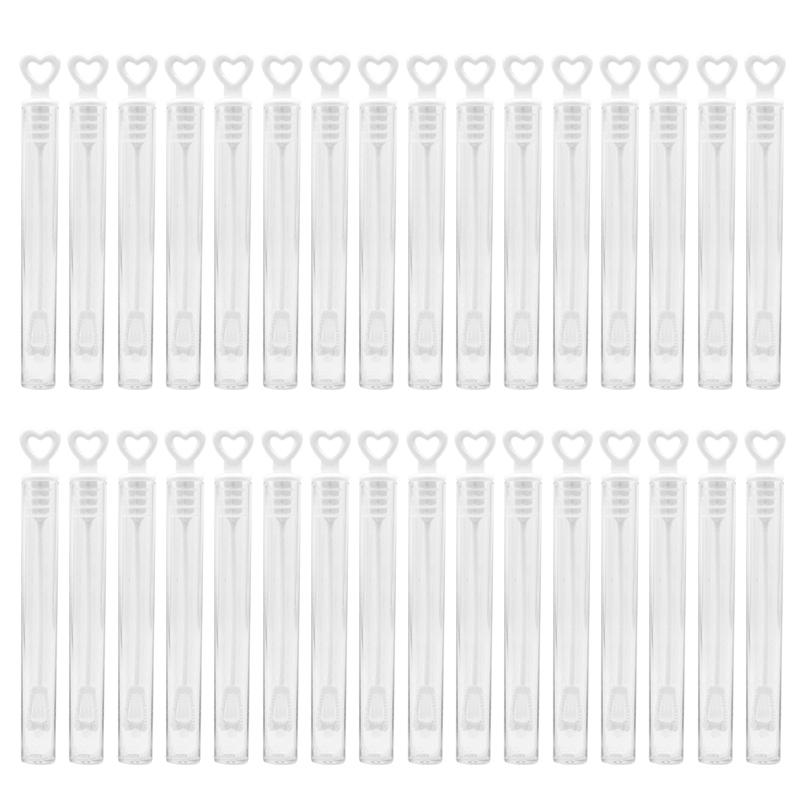 

10-50 шт. Красочные бутылочки для мыльных пузырей, палочка-сердечко, пустые тубы, детские сувениры для дня рождения, наполнитель для пиньяты, игрушки, свадебные подарки для гостей 10pcs