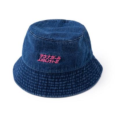 BIGWAVE COLLECTIVE GIRL Logo BUCKET HAT (DENIM)
