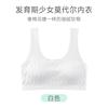 Two Stage Seamless Girls Underwear Modal Girls Small Vest Fixed Breathable Comfortable Student Bra Set