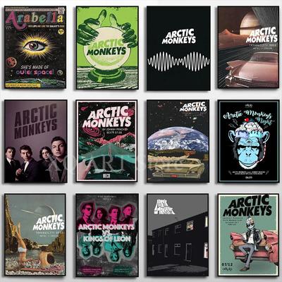 Αφίσα άλμπουμ μουσικής Arctic Monkeys AM Αγαπημένο άλμπουμ χειρότερου εφιάλτη Ζωγραφική σε καμβά εκτύπωσης τοίχου HD Picture Art Living Home Decor