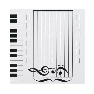 Magnetische Whiteboard Notiztafel Lesetafel für Musikunterricht Klavierlehrer Musikklassenzimmer Musiklehrer Unterricht