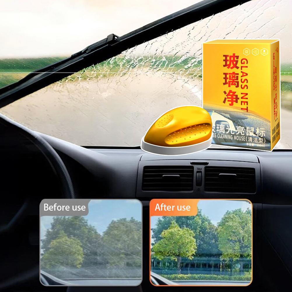 Car Glass Glossys Mouse Coating Crystals Plating Agents Cleaning Oil Film Remover For Windshield