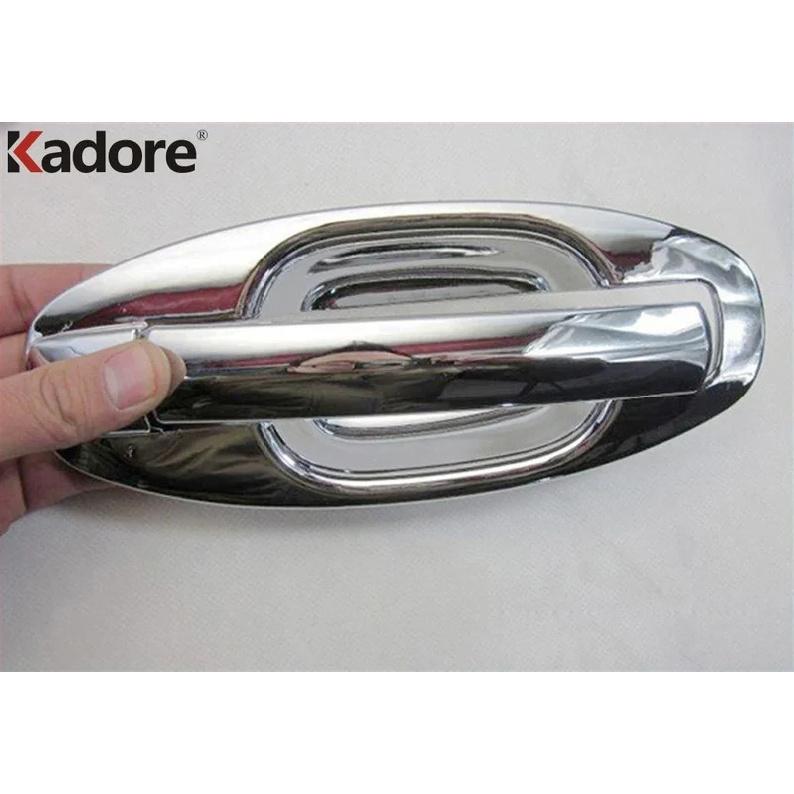 Side Door Handle Bowl Cup Cover Trim For Hyundai Santa Fe 2001 2002 2003 2004 2005 2006 Chrome Car Exterior Accessories