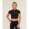 Interval Seamless Short Sleeve Crop Top Black B6b1k Bb2j