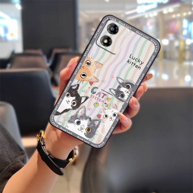Protective Silicone Phone Case For MOTO E13 Anti-dust Waterproof Soft Case Durable Cartoon Back Cover Full Wrap Graffiti