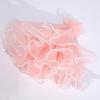 Valentine's Day 3D Ruffled Mesh Lace Flower Bouquet Wrap