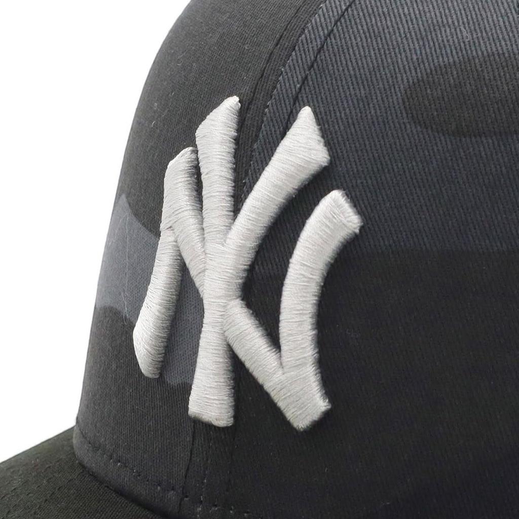 NEW ERA PreCurved 59FIFTY Cap NY Yankees Midnight Camo 2-Tone MLB Side Patch Fitted Baseball Hat 7 1/4