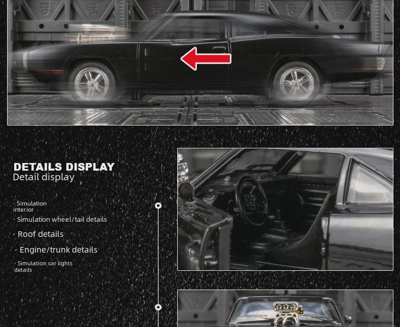 Jianyuan 32011 Classic Car Metal Alloy Model - Ideal Gift for Boys