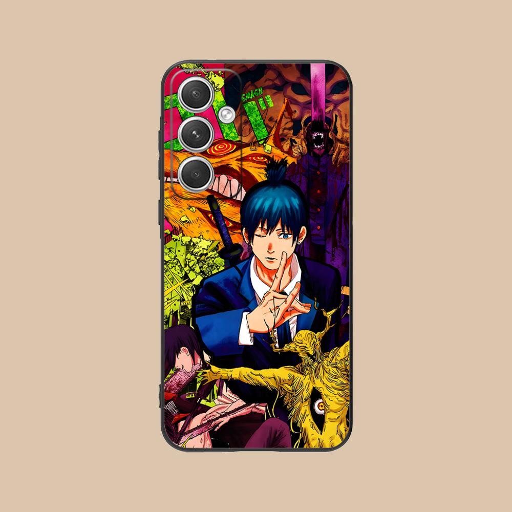 

Anime Chainsaw Matte TPU Mobile Phone Case for Samsung Galaxy S26 S25 S24 S23 S22 S21 S20 Note20 Plus FE Ultra Colorful Cover Galaxy Note20