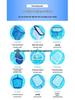 Reinforced Aluminum Pool Skimmer Leaf Net for Deep and Shallow Water Cleaning