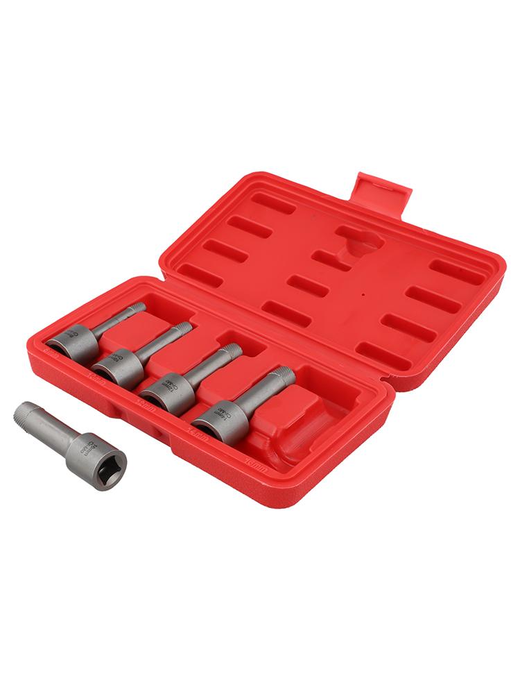 Sechskantschrauben-Entferner Beschädigter Schrauben-Extraktor Kompatibel mit 1/2-Zoll-Antrieb Perfekt für Schlagschrauber Geeignet für verschiedene Schrauben