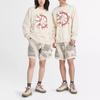 Timberland Gemustertes Rundhals-Langarm-Sweatshirt Unisex-Sweatshirt Vintage-Weiß A6BMP-CR3