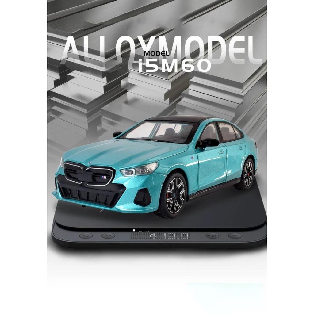 New 1/24 BMW I5 M50 Supercar Alloy Model Car Toy Diecasts Metal Casting Sound and Light Car Toys For Children Vehicle