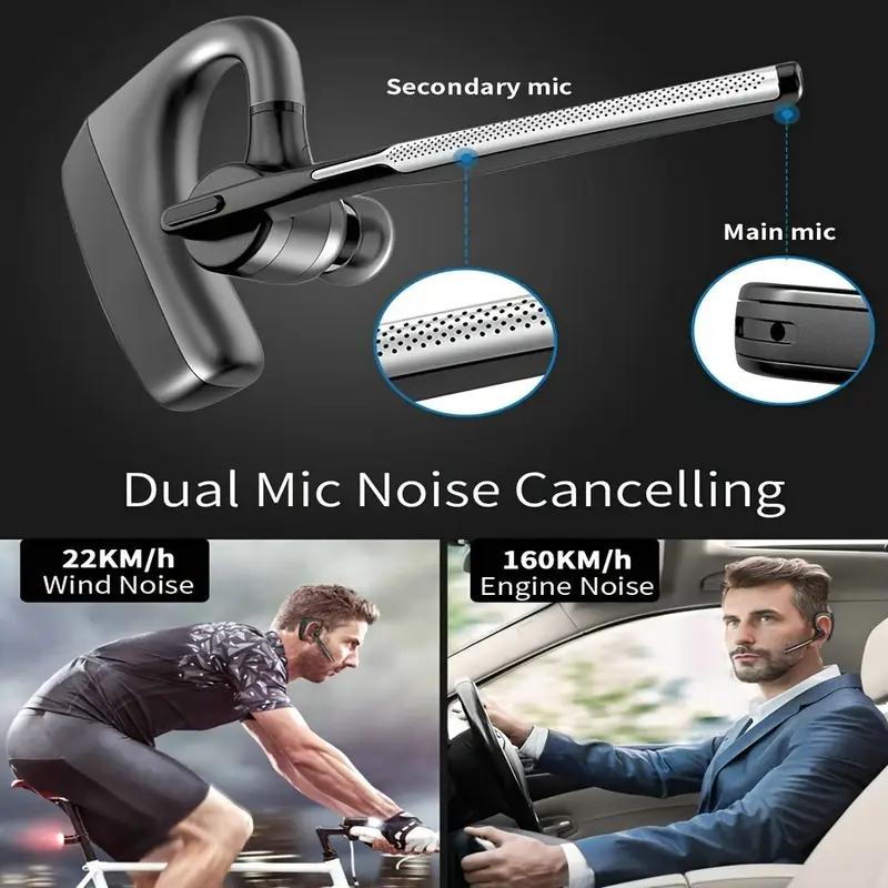 Wireless Business Headphones, Noise Cancelling Headphones, Built-in High-quality Microphone, Noise Cancelling Rotating Design, Comfortable To Wear