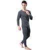 Мужское теплое термобелье Мужские комплекты термобелья Long Johns Толстые длинные брюки XL black