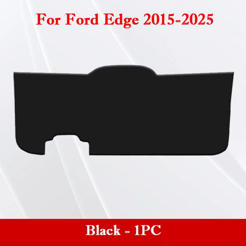 For Ford Edge L 2015-2026 Car Trunk Door Protective Mat PU Leather Tailgate Anti-Scratch Anti Kick Pad Car Interior Accessories
