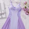 European and American popular Christmas style, deep V-neck suspender skirt, pure desire wind SEXY temptation, naked dress