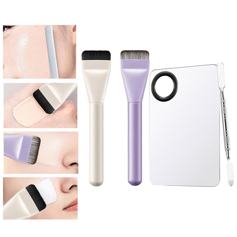 Foundation Brush And Makeup Palette Set Foundation Cream Mixing Tool Nail Art Makeup Cosmetic Makeup Tool Kits