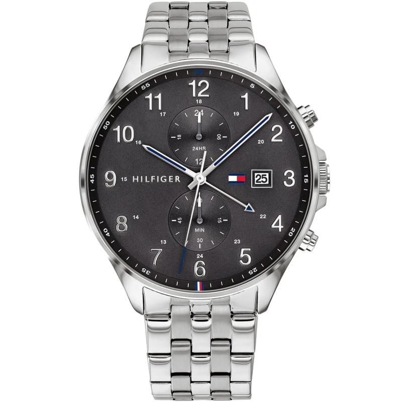 Tommy Hilfiger,Silver,Men s Quartz Watch,1791707 серебряный