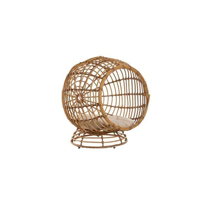 Haustierbett aus Kunst rattan - Home ESPRIT - 57x57x67 cm - Mehrfarbig - Bequem - Leicht zu reinigen