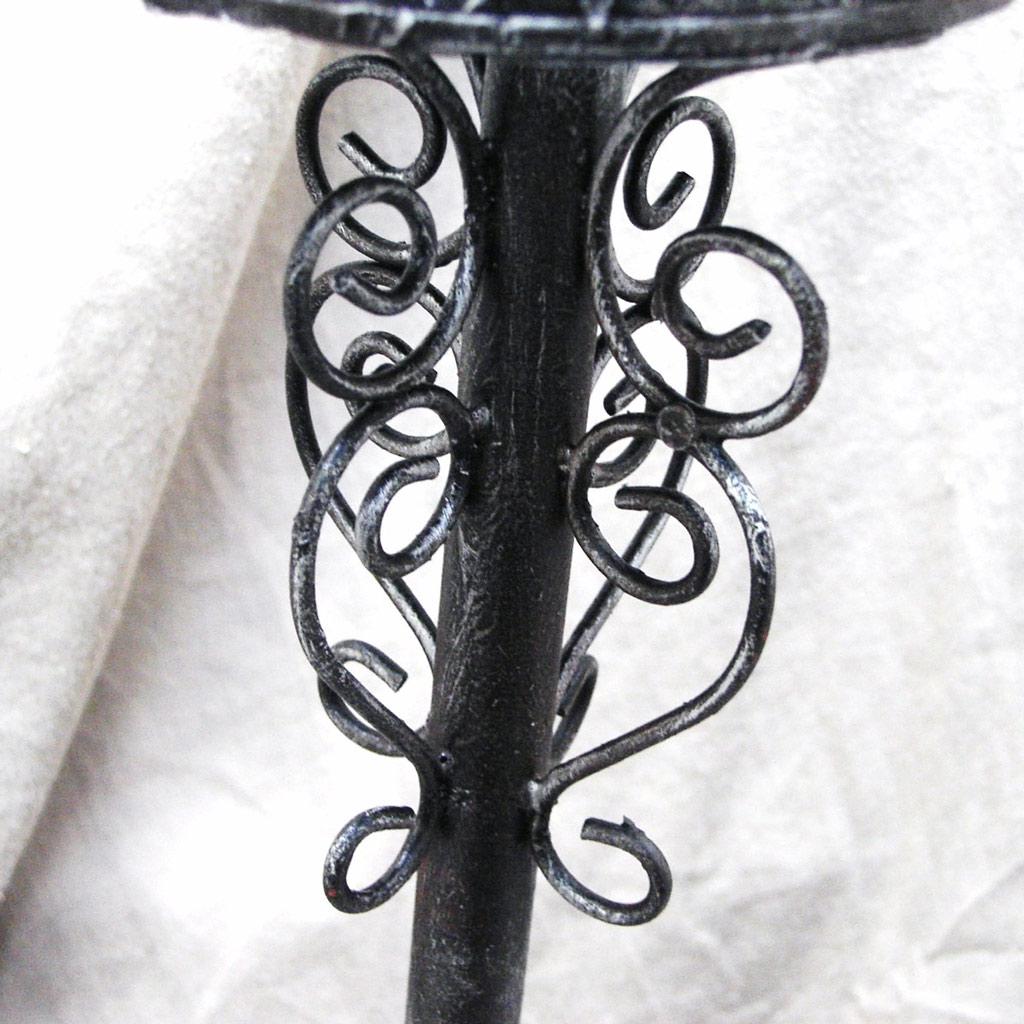 Les Trésors De Lily [G0868] - Suport pentru lumânări tip pastilă roșu și negru „Miss Butterfly” - 65x15x15