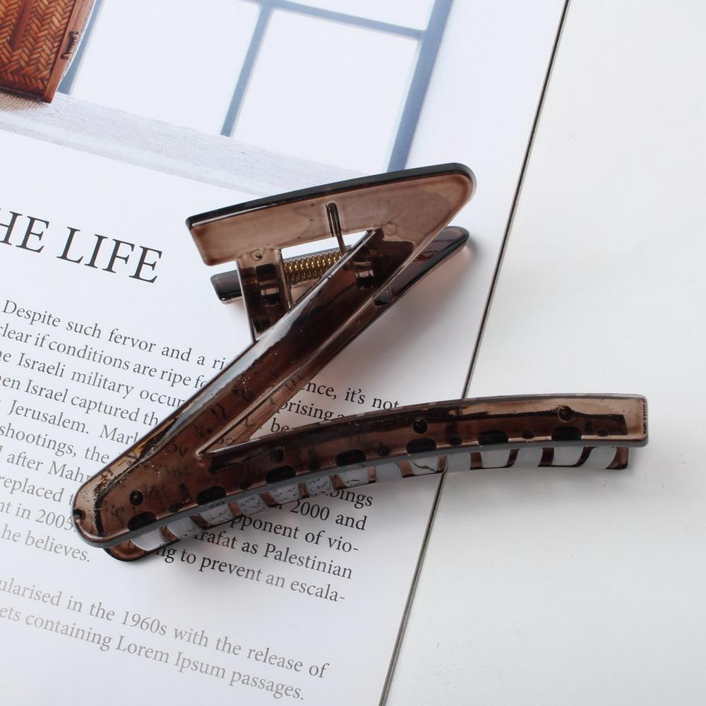 

Модные большие заколки-крабы для волос для женщин с густыми тонкими волосами, сильная фиксация, заколки-бананы, зажимы, аксессуары для волос, лето