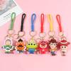 Toy Story Figure Keyring Woody Buzz Lightyear Jessie Doll Pendant Car Keychain Birthday Christmas Gift for Girls Kids