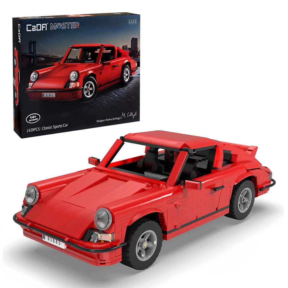 

CaDA Classic Car Building Block 32cm Longest High Can be Converted to Radio Control with Sold Kit, 1,429 Pieces, Side, Quality, Separately…