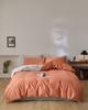 100% Egyptian Cotton 3 Piece Duvet Cover Set with 2 Pillowcases Single Double Queen King Size