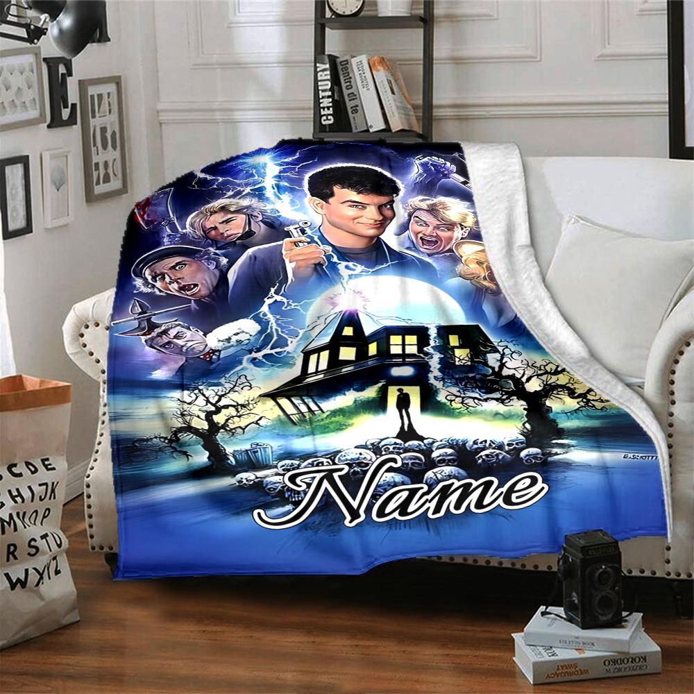 Custom Name Muppet Crossbow blanket for Couch & Bed, Plush Cozy Fuzzy Blanket Super Soft & Warm Blankets for Fall and Winter. 0908145
