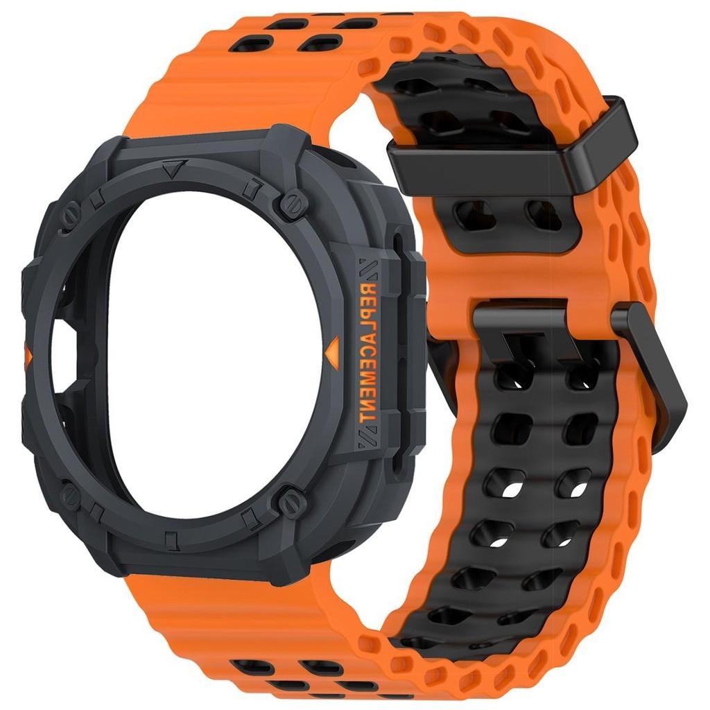 

Новый бронированный чехол+ремешок для Samsung Galaxy Watch Ultra(2025) 47мм Ультра(2025) 47 мм Спортивный ремешок Силиконовый ремешок для часов Correa Браслет Ga Galaxy 7Ultra 47mm