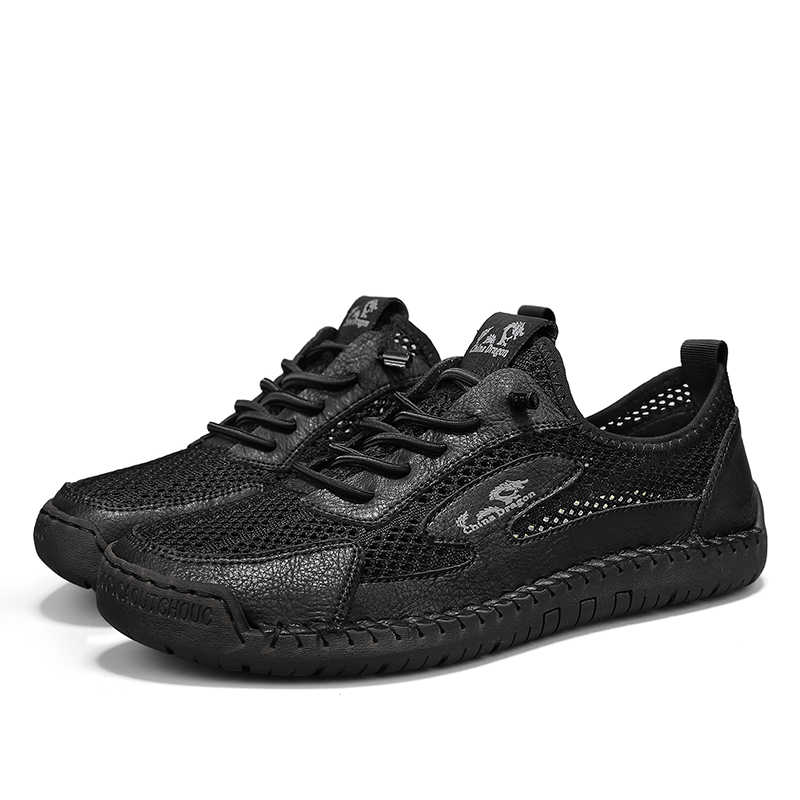 Fashion Round Tip Ecoleather Original Shoes For Men Casual Men's Tnis Mens Luxury Designer Sneakers Sport Minimalist Trend