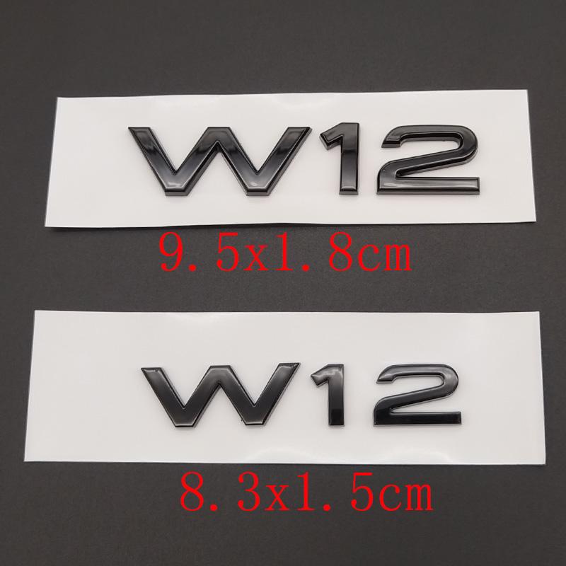 3D ABS Chromowany Czarny Logo V6T V8T V10 W12 Emblemat Litery Odznaka Naklejka Samochodowa Do Audi A6 A7 S4 S5 S6 S7 Q7 A8 R8 SQ5 TT Akcesoria