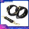 Luxury SM Leather Handcuffs & Foot Cuffs Set for Couples