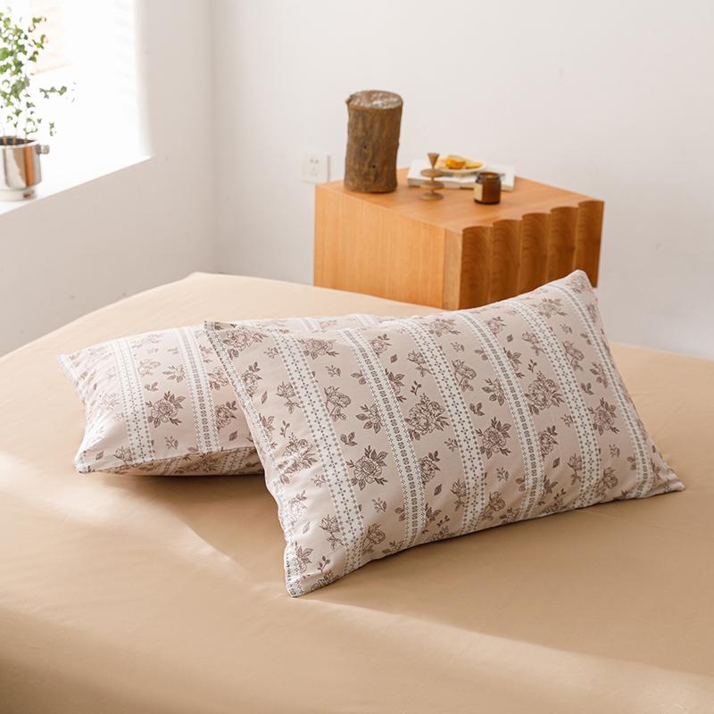 2pcs Pillowcase 100% Cotton Pillow Cover Printed Pillowslip for Home Bed 48x74cm Cushion Cover Soft Pillow Sham Capa De Almofada