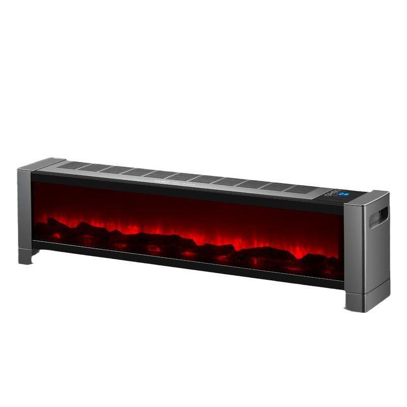 Yangzi Voice-Controlled Skirting Heater with 3D Flame Simulation for Home