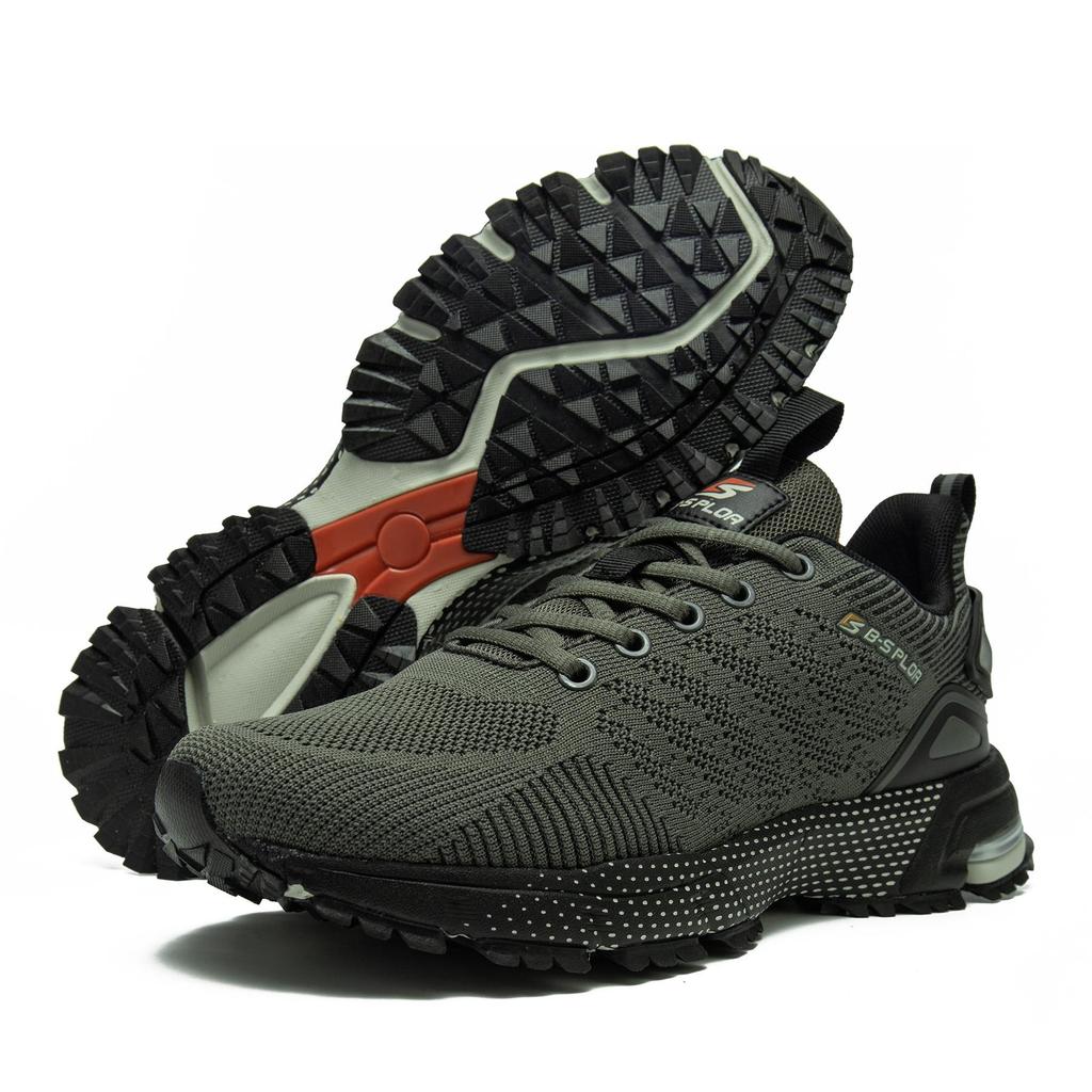 BAASPLOA Men's Shoes Original Brand Designer Men's Casual Sneakers Fashion Outdoor Mesh Breathable Anti-Slip Wear-Resistant Basketball Shoes