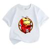 Kids Boys Girls 100% Cotton Crew Neck Short Sleeve T-Shirt,