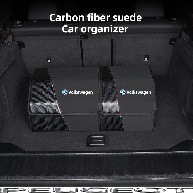 Folding Car Trunk Organizer Box Storage Bag Tools Tidying For VW GTI Polo Golf Passat Tiguan Arteon Touareg Taigo Jetta Hub Cap EE1
