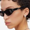 Special personality frame vintage twisted Sunglasses punk hip hop sun glasses twist Leggings men's women's Sunglasses