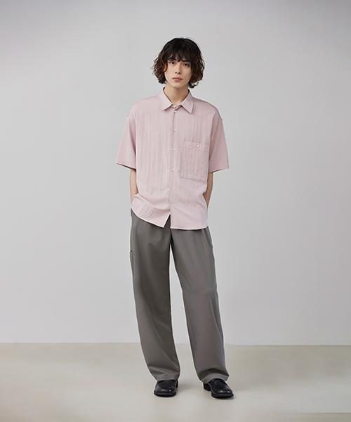 Mimdeowodeulobeu Tasker Double Pleated Slacks_Khaki Gray
