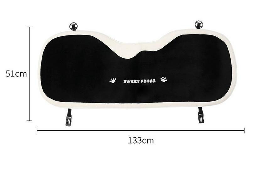 Plush Panda Heated Car Seat Cushion - Universal, Year-Round Comfort