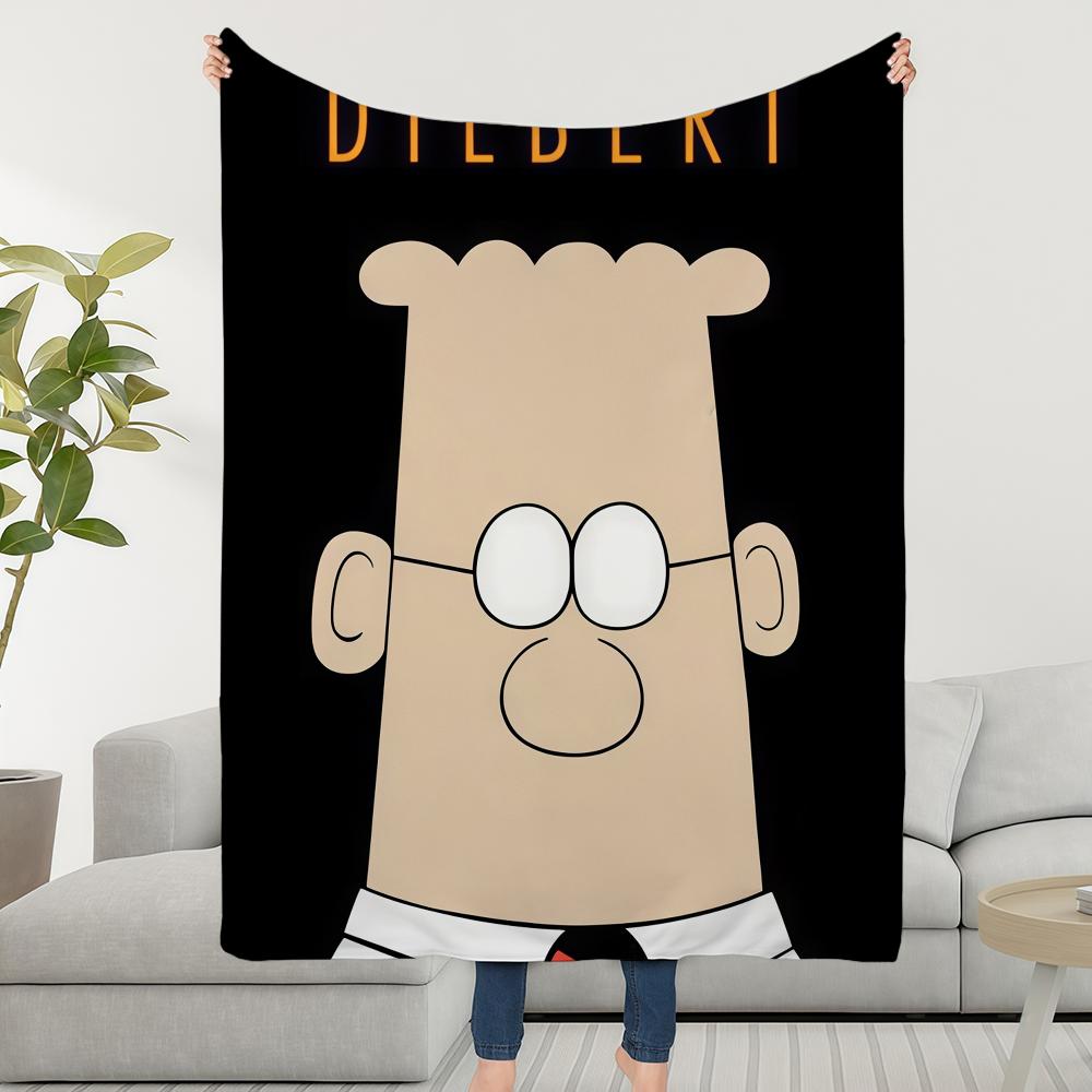 

Blanket Throw Super Cosy Plush Living Room Sofa Couch Childish D-DilbertS-ES Birthday Gifts 75cmx90cm