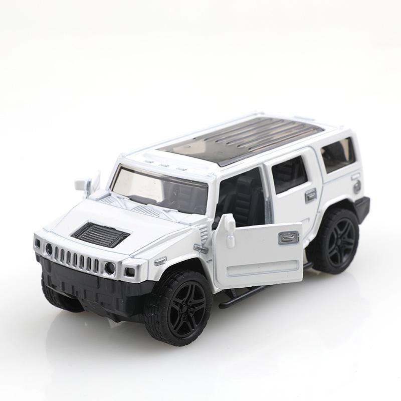 (Bagged) 1:38 Hummer Die-cast Model Car, Off-road Vehicle, Boy's Toy Model, Car Ornament, Children's Toy.