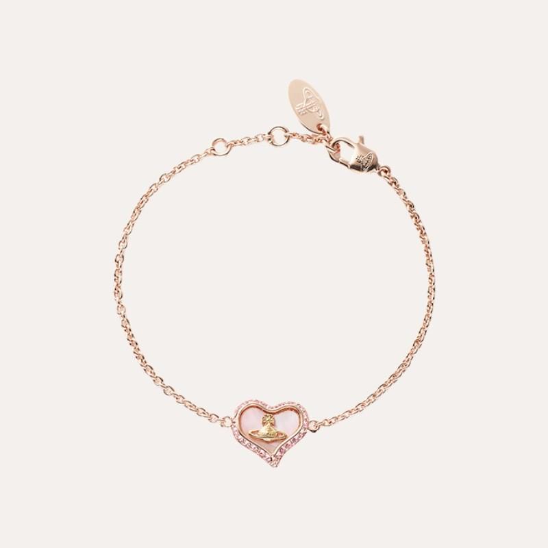 Браслет на запястье из сплава «Звездное сердце» со сверкающими стразами для женщин, Подарок, Аксессуар