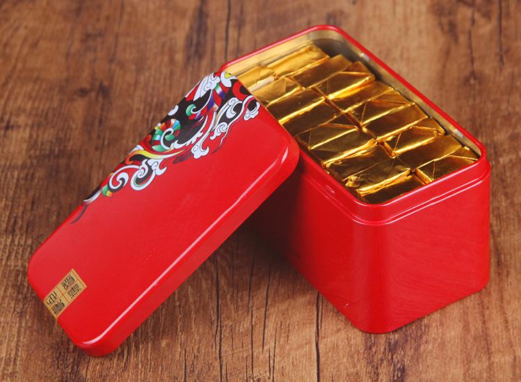 Exquisite 2003 Yunnan Pu-erh Gift Box with Ripe Small Gold Tea Bricks
